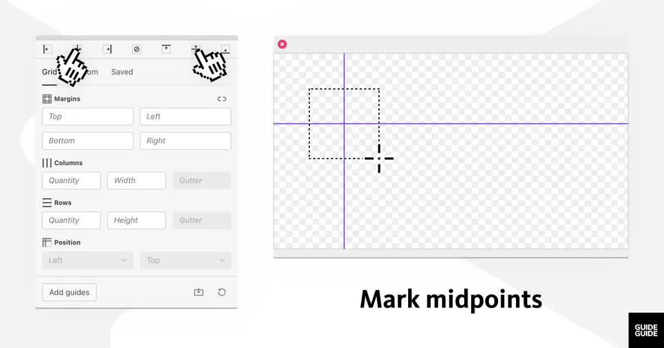 Mark midpoints